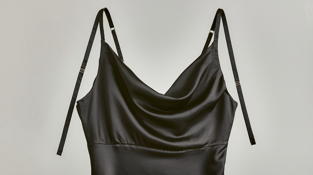 j. crew marco slip dress satin elegant adjustable straps black