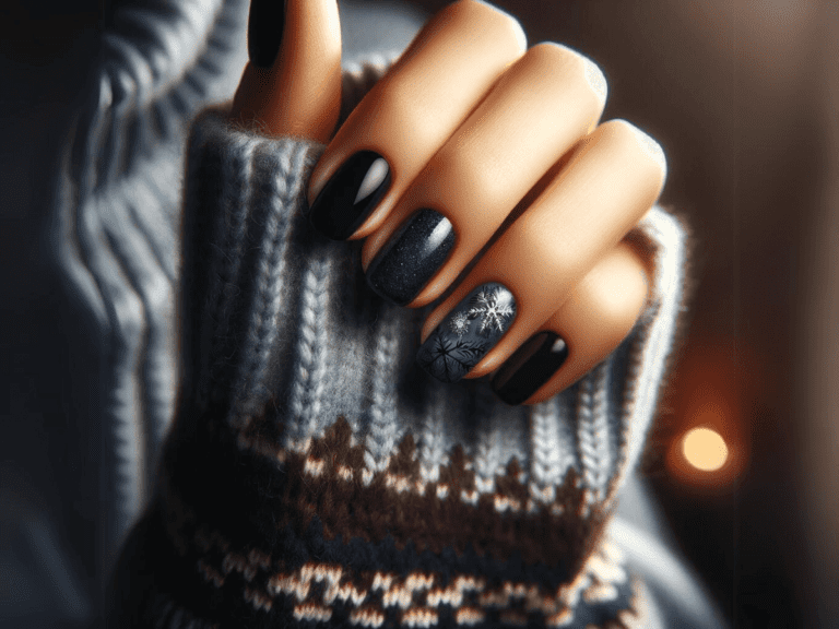 Dark Winter Nails