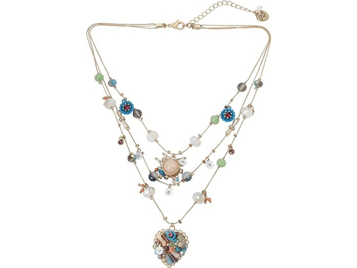 Butterfly Charms Layered Necklace