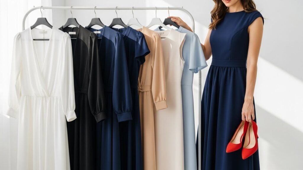 Right Dress for Red Shoes