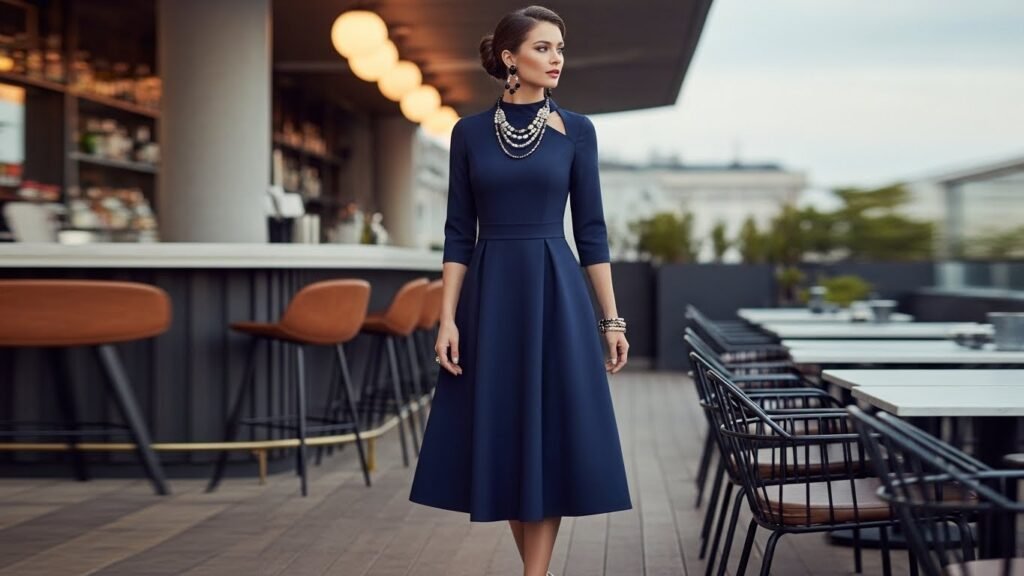 Navy Dress