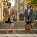 Oversized Blazers With Bike Shorts: The Power Combo You Need in Your Wardrobe Right Now
