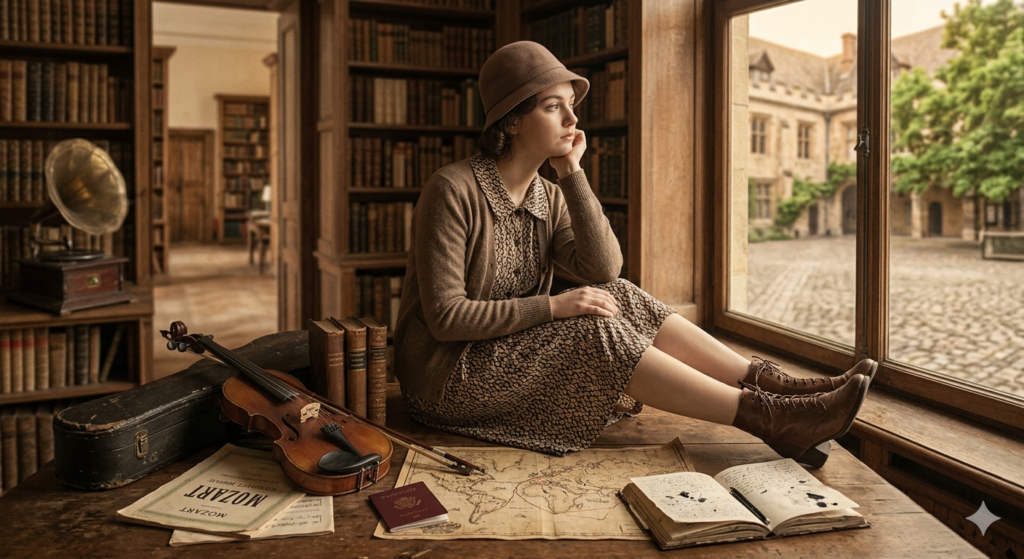 Vintage Fashion Classical Music and Study Abroad