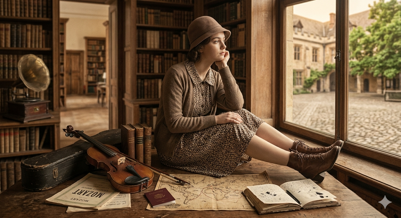 Vintage Fashion Classical Music and Study Abroad